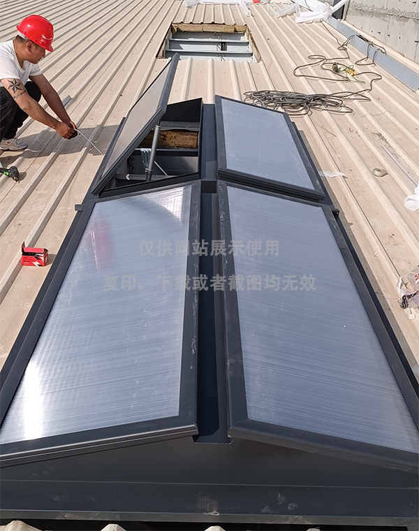 兰州王老吉生产车间延川排烟天窗