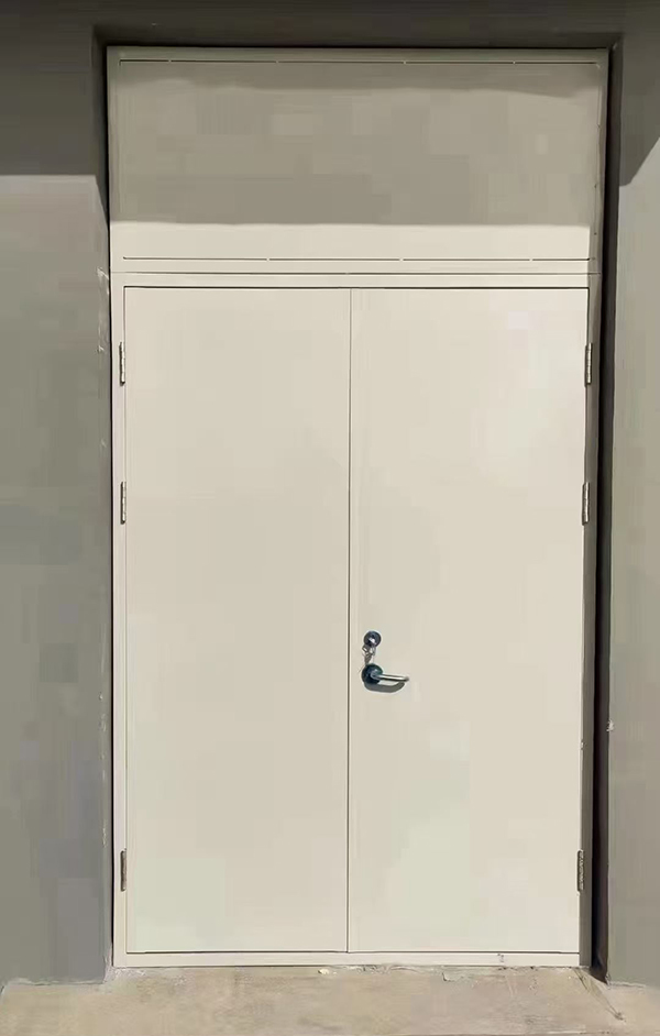 展览馆项目完成大跨度延川防火门安装